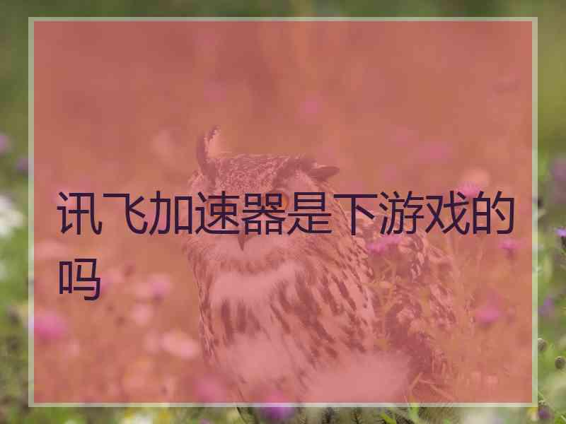 讯飞加速器是下游戏的吗