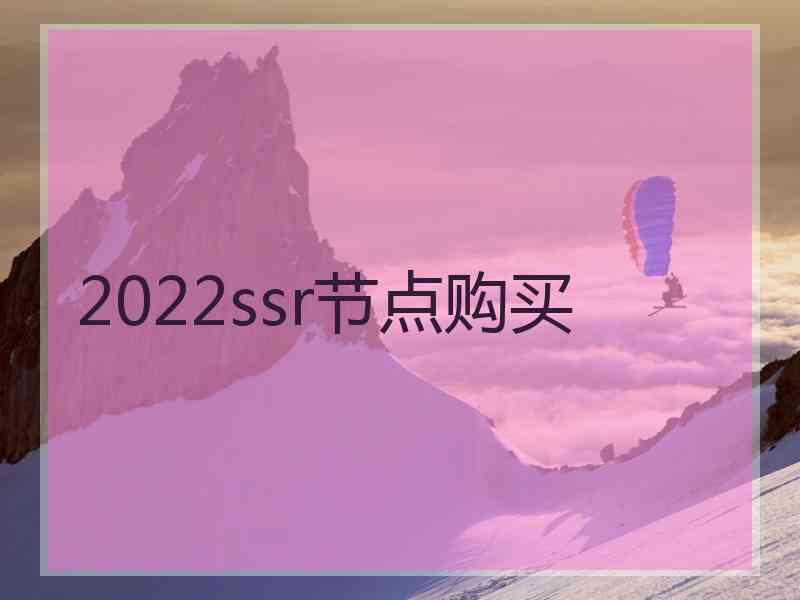 2022ssr节点购买