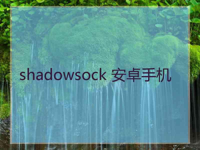 shadowsock 安卓手机