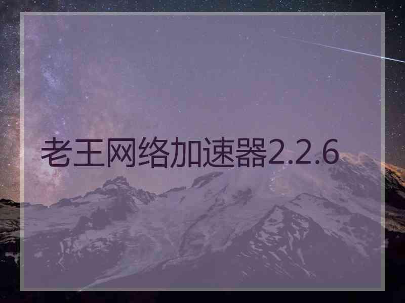 老王网络加速器2.2.6