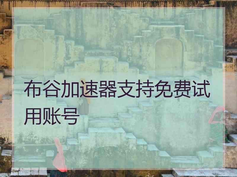 布谷加速器支持免费试用账号
