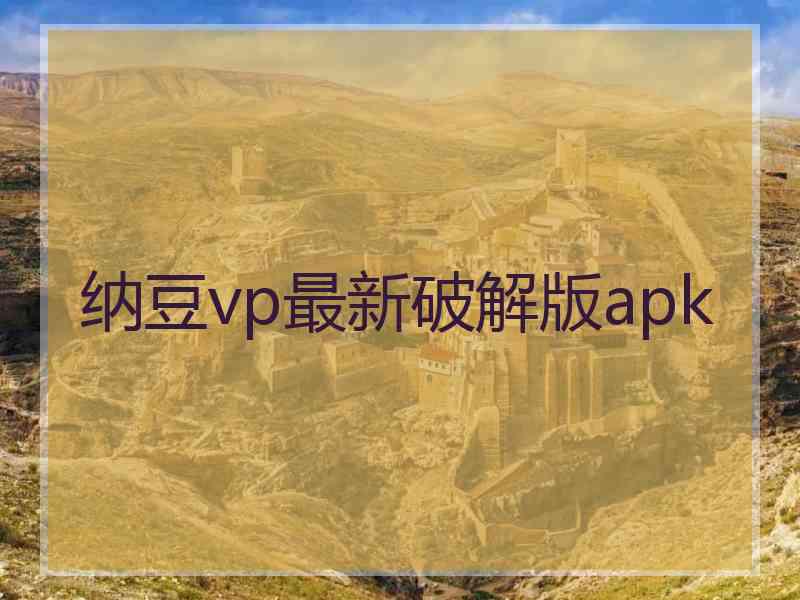 纳豆vp最新破解版apk