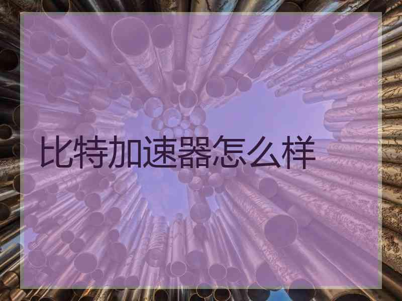 比特加速器怎么样