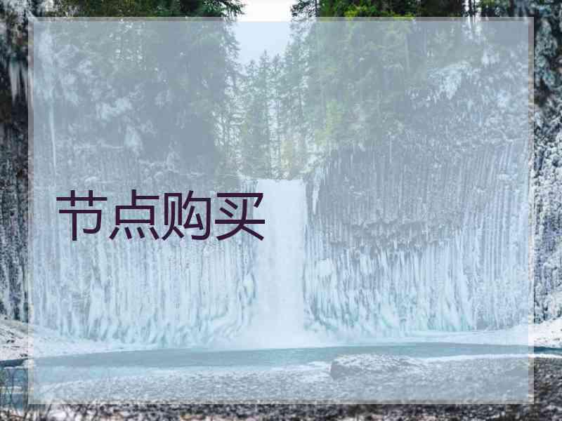 节点购买