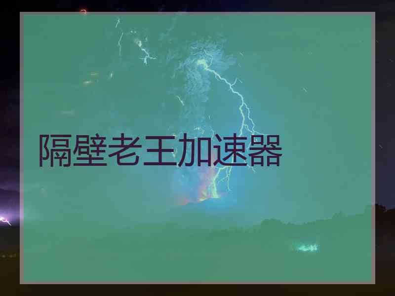 隔壁老王加速器