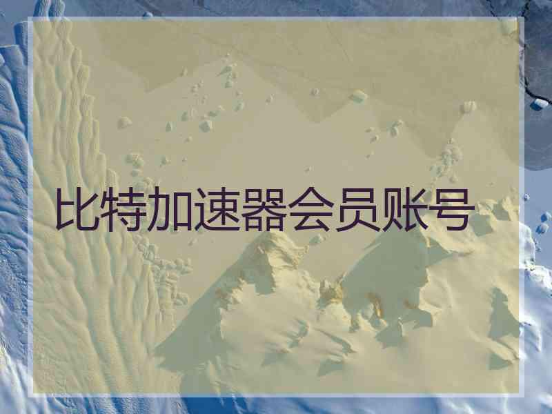 比特加速器会员账号