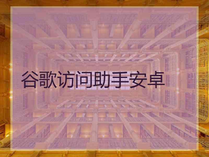 谷歌访问助手安卓