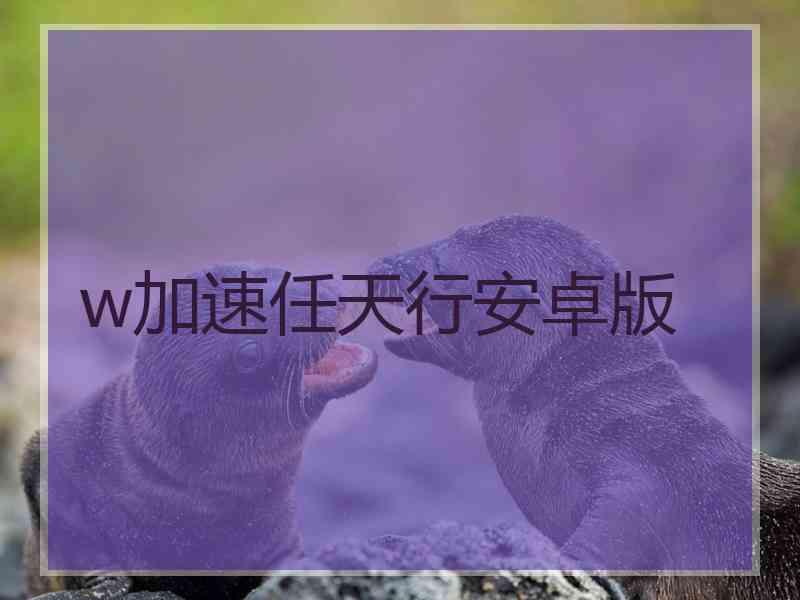 w加速任天行安卓版