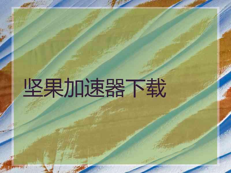 坚果加速器下载