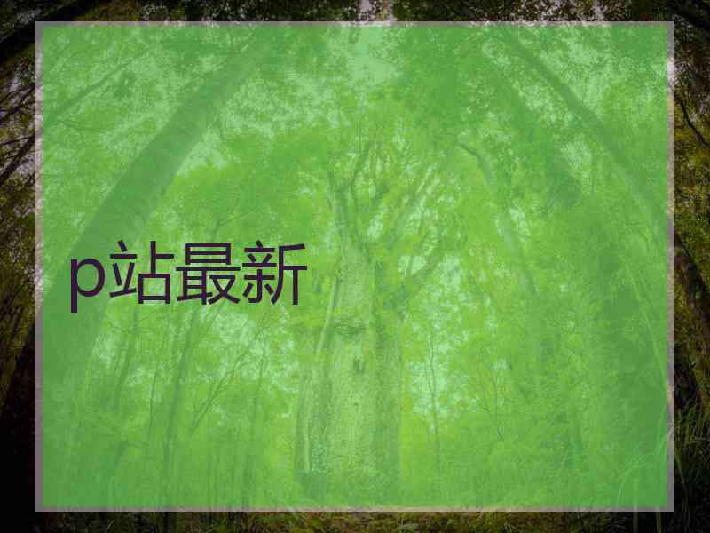 p站最新