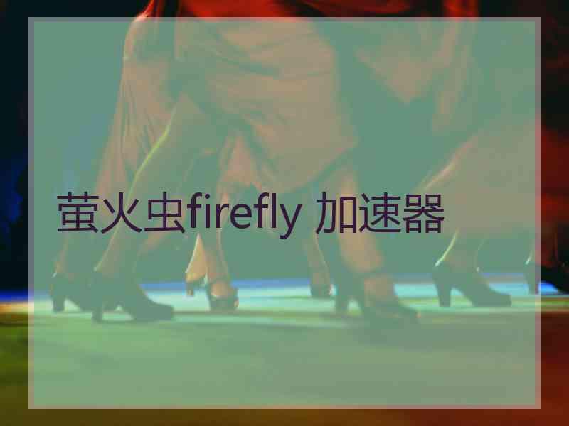 萤火虫firefly 加速器