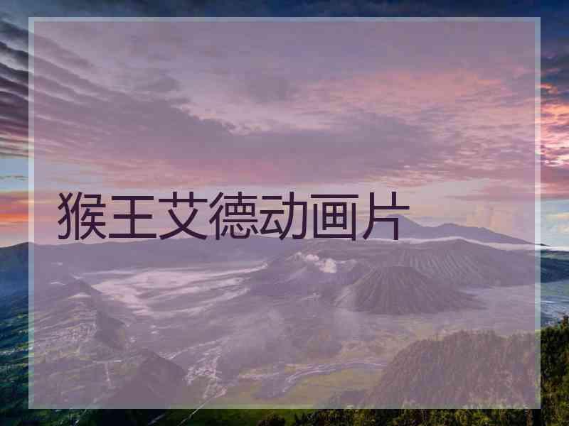 猴王艾德动画片