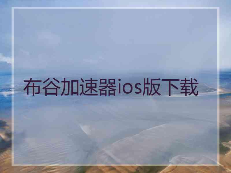 布谷加速器ios版下载