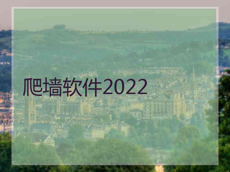 爬墙软件2022