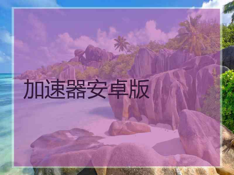 加速器安卓版