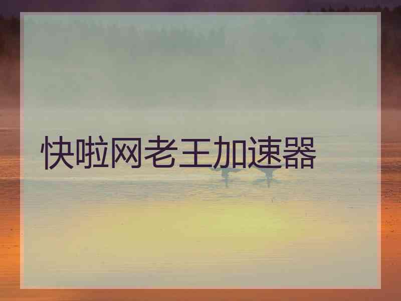 快啦网老王加速器