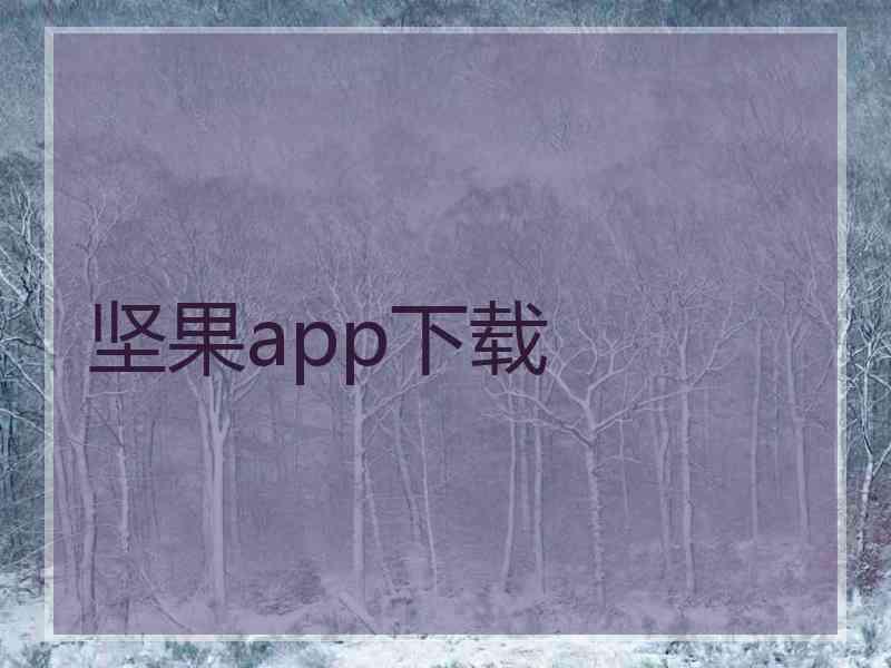 坚果app下载