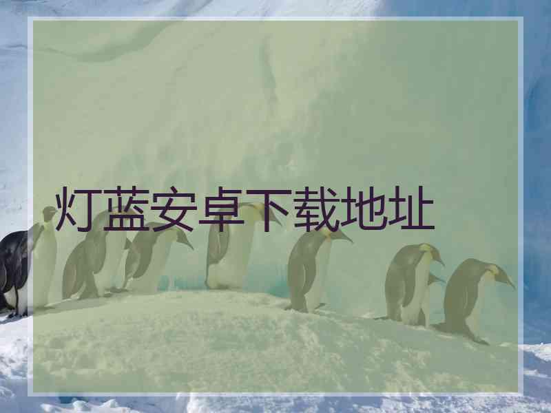 灯蓝安卓下载地址