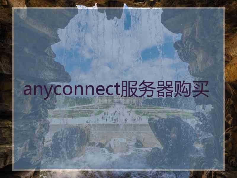 anyconnect服务器购买