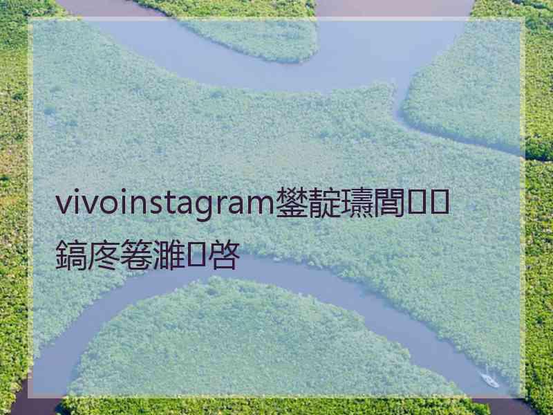 vivoinstagram鐢靛瓙閭鎬庝箞濉啓