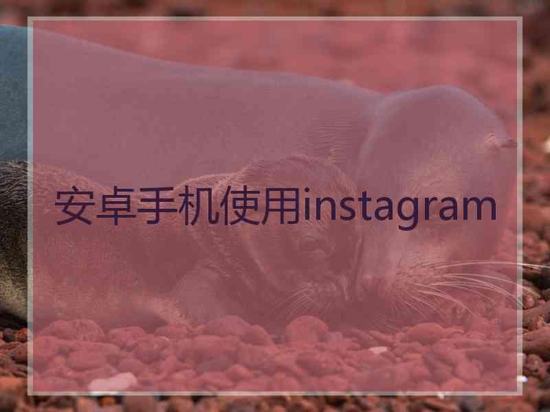 安卓手机使用instagram