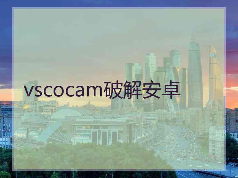 vscocam破解安卓