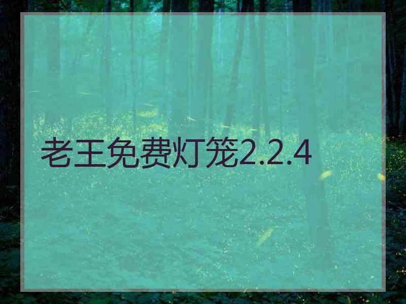 老王免费灯笼2.2.4